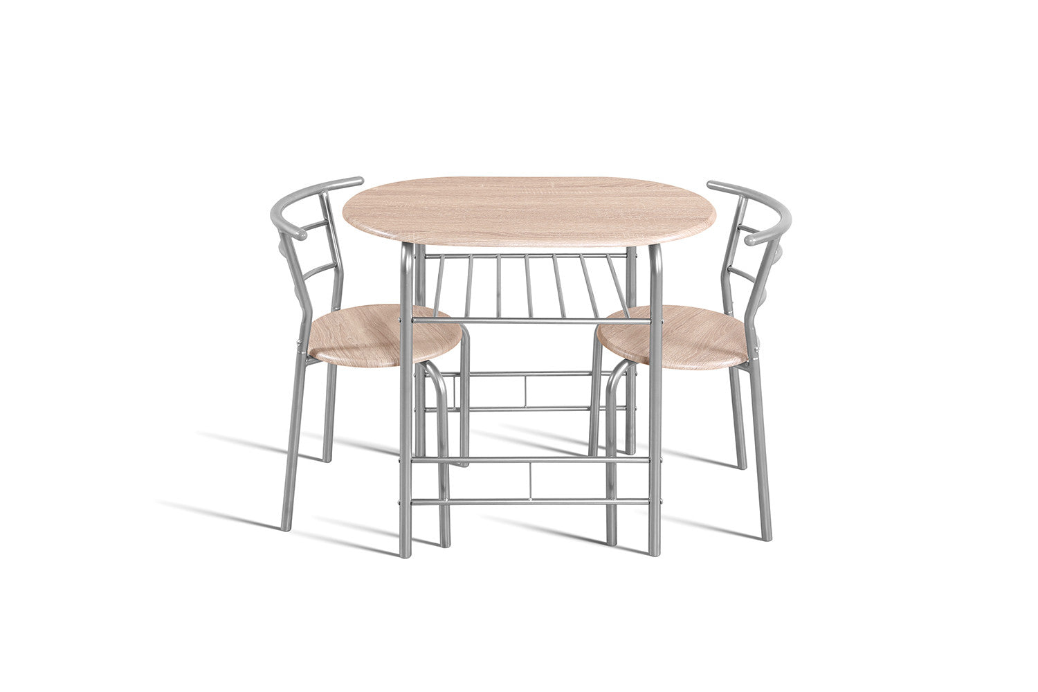 Tafelset decor Grijs metaal Decor sonoma