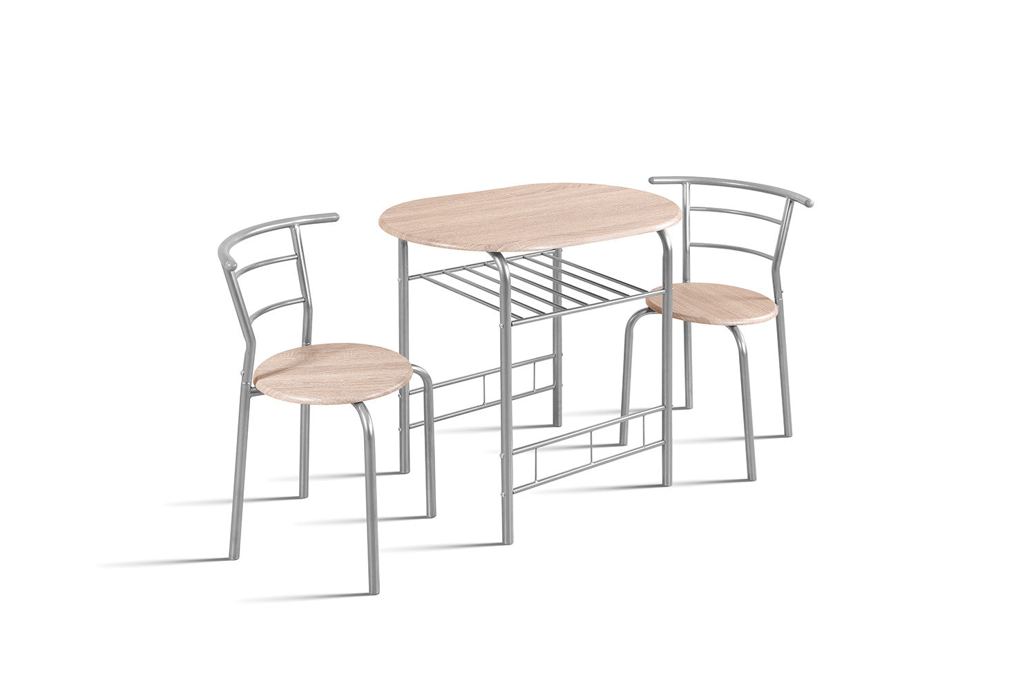 Tafelset decor Grijs metaal Decor sonoma