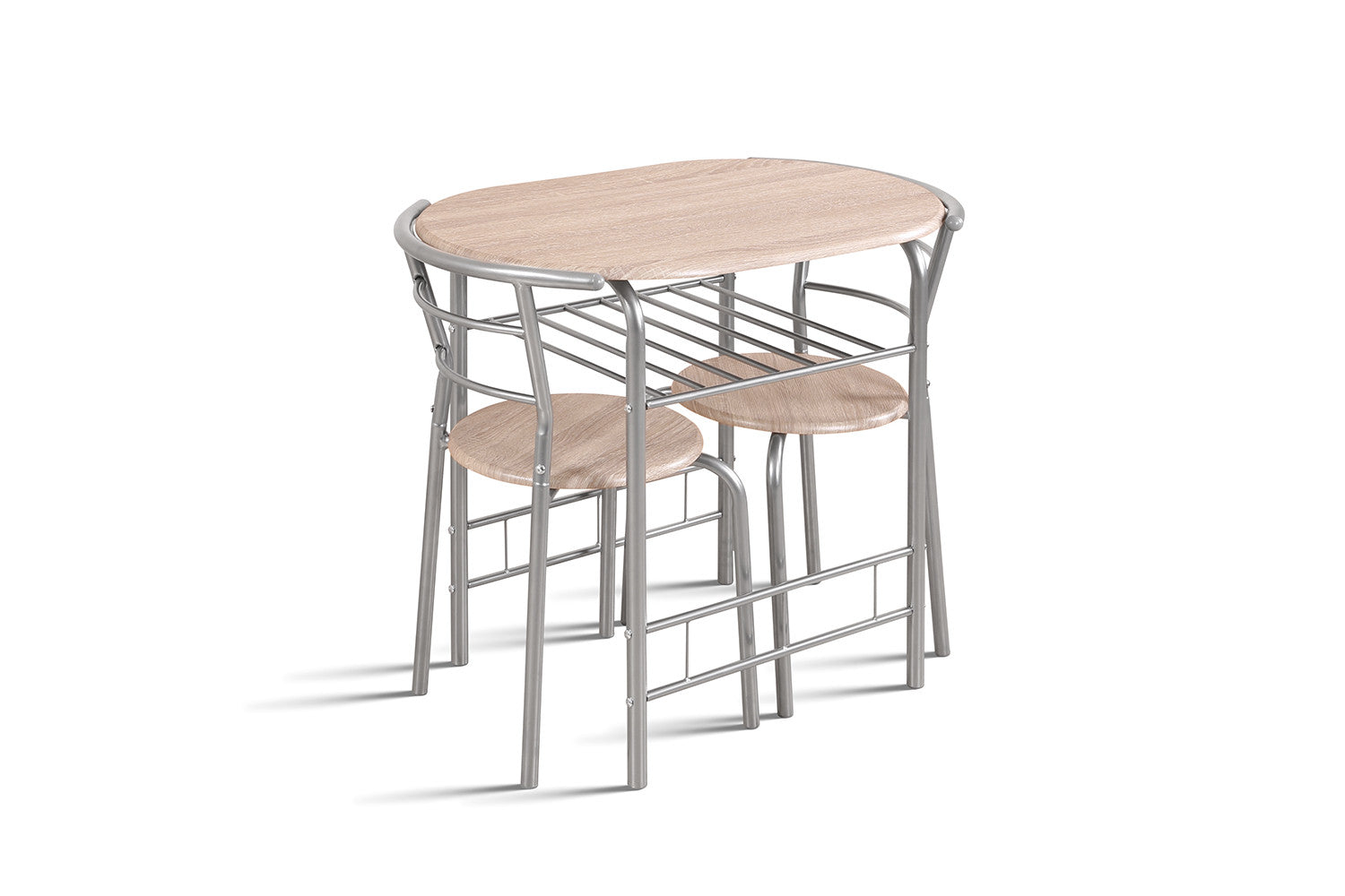 Tafelset decor Grijs metaal Decor sonoma