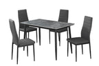 Tafel hue 120 cm Rechthoekig Steen Grijs