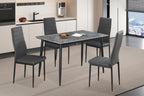 Tafel hue 120 cm Rechthoekig Steen Grijs