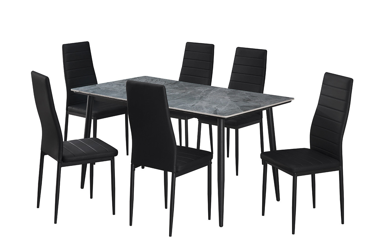 Tafel hue 140 cm Rechthoekig Steen Grijs