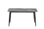 Tafel hue 140 cm Rechthoekig Steen Grijs
