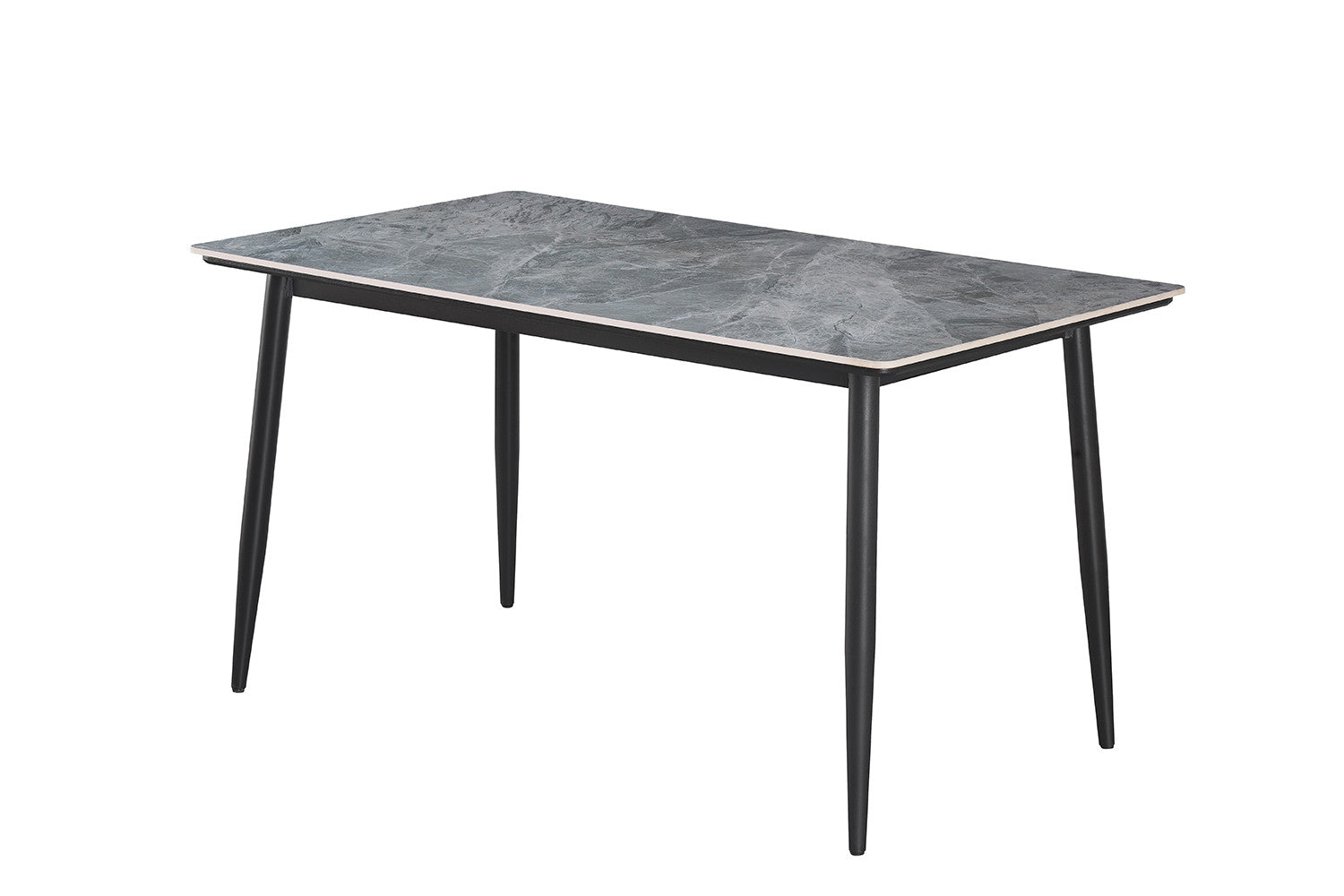 Tafel hue 140 cm Rechthoekig Steen Grijs