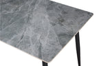Tafel hue 140 cm Rechthoekig Steen Grijs