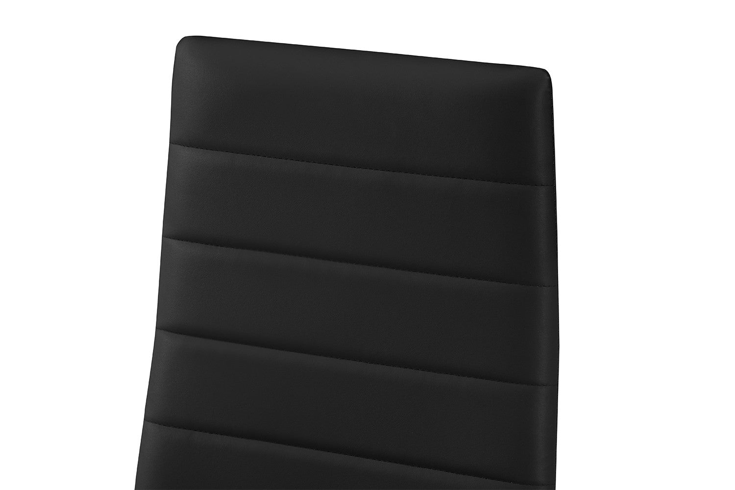 Set van 4 stoelen orvian PU Zwart