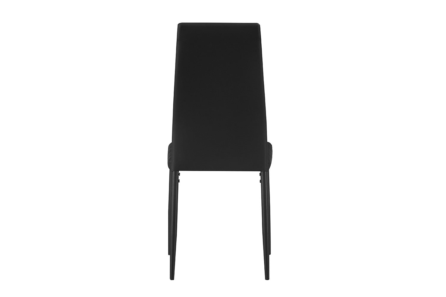 Set van 4 stoelen orvian PU Zwart