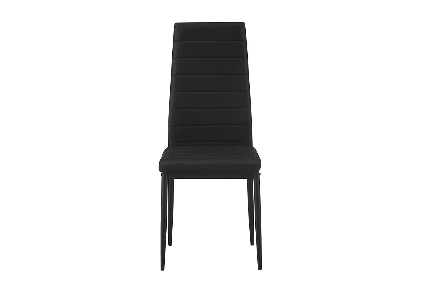 Set van 4 stoelen orvian PU Zwart