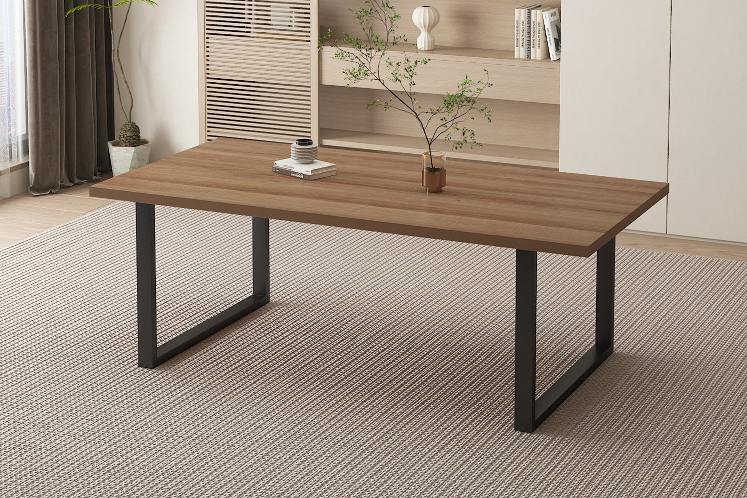 Tafel don 200 cm Decor Oude Eik