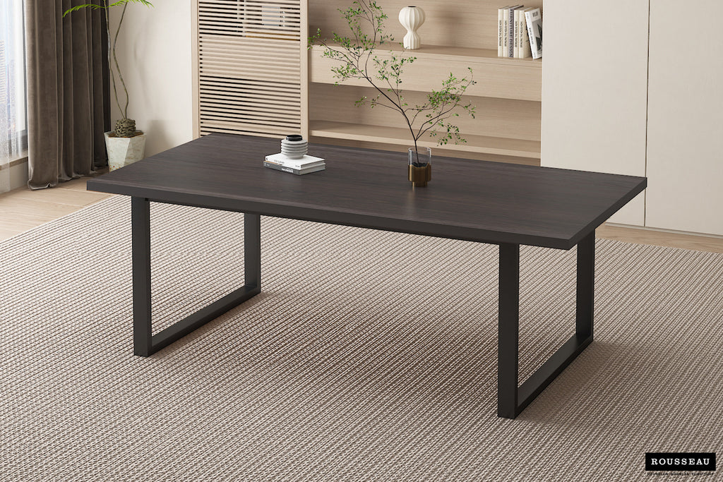Tafel don 200 cm Decor Donkerbruin