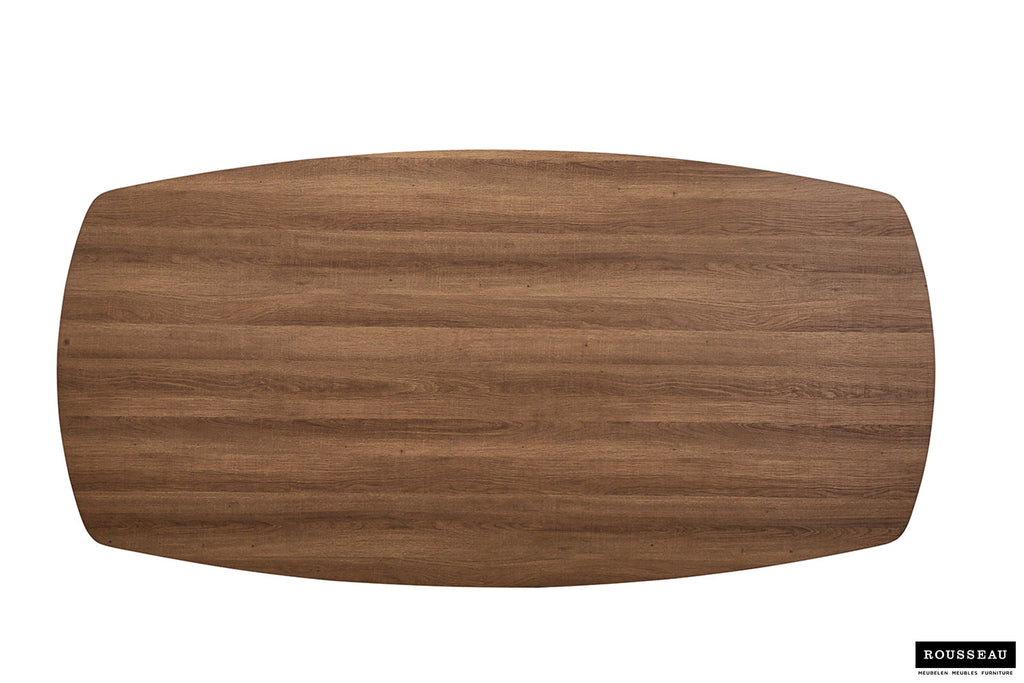 Tafel tanto 200 cm Deens Ovaal Decor Oude Eik