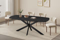 Tafel tanto 200 cm Deens Ovaal Decor Donkerbruin