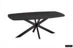 Tafel tanto 200 cm Deens Ovaal Decor Donkerbruin