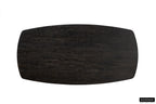 Tafel tanto 200 cm Deens Ovaal Decor Donkerbruin