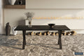 Tafel 'Elena' 200 cm Rechthoekig Mango hout zwart