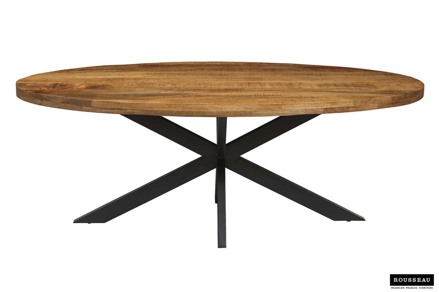 Tafel fract 200 cm Ovaal Mango hout