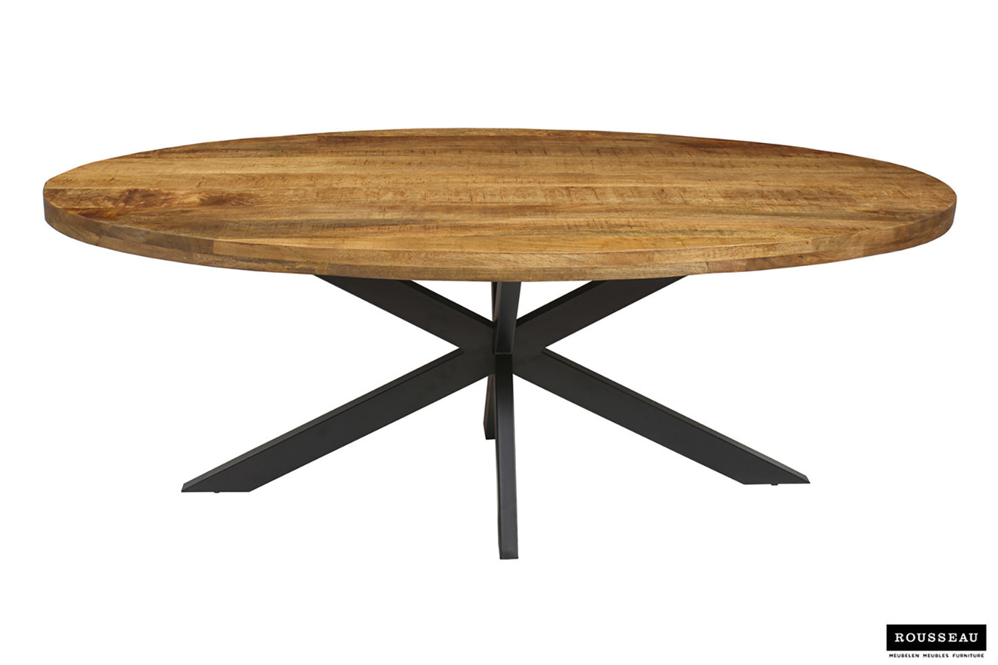 Tafel fract 200 cm Ovaal Mango hout