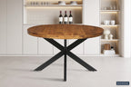 Tafel silk 130 cm Rond Mango hout