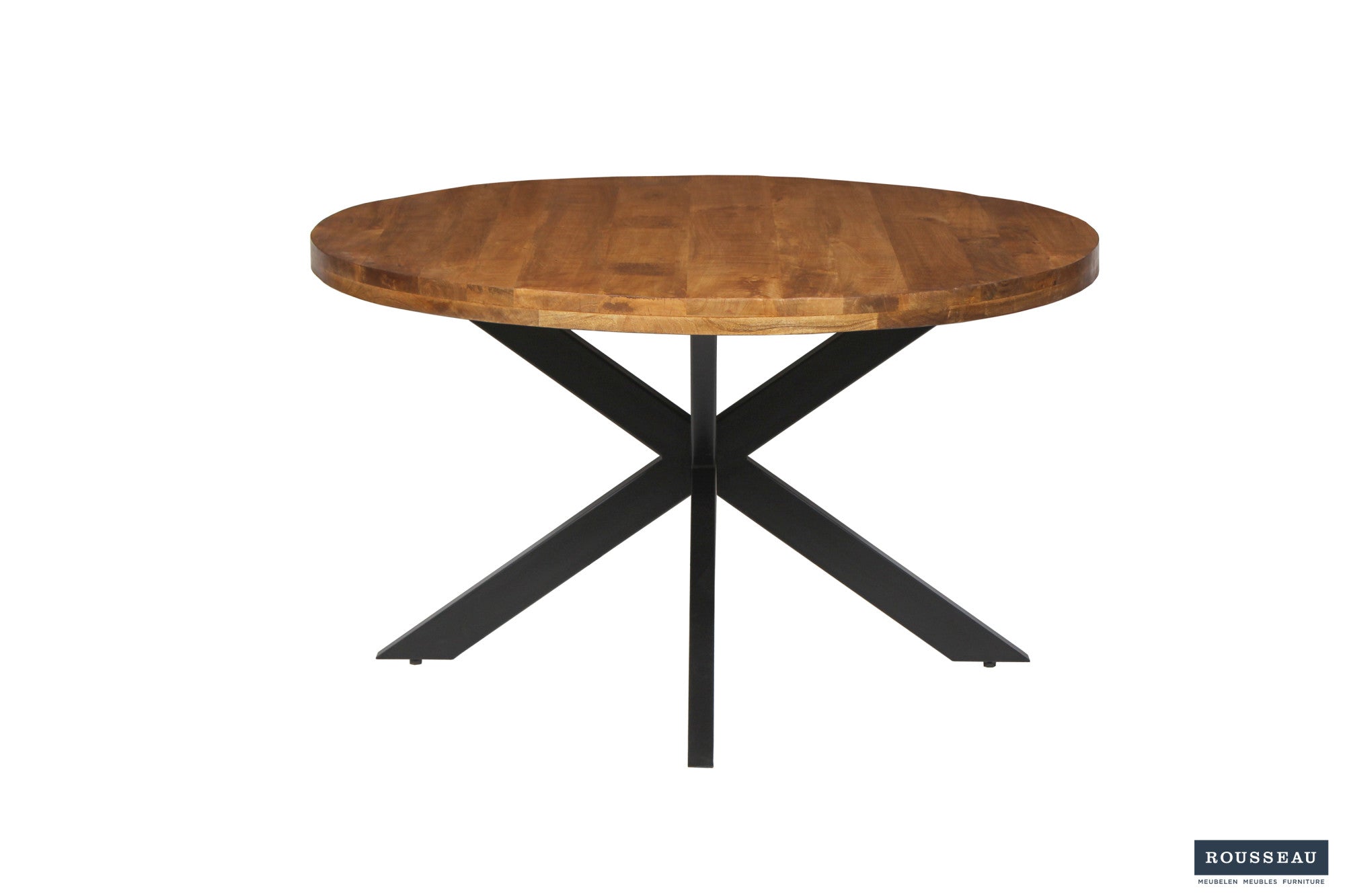Tafel silk 130 cm Rond Mango hout