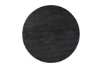 Tafel virtuo 130 cm Rond Mango hout Zwart