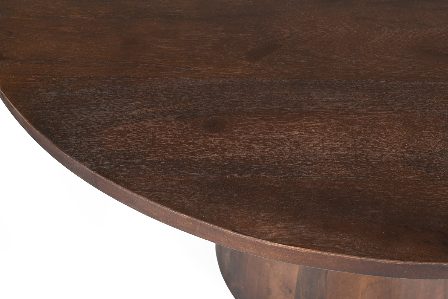 Tafel virtuo 130 cm Rond Mango hout Bruin