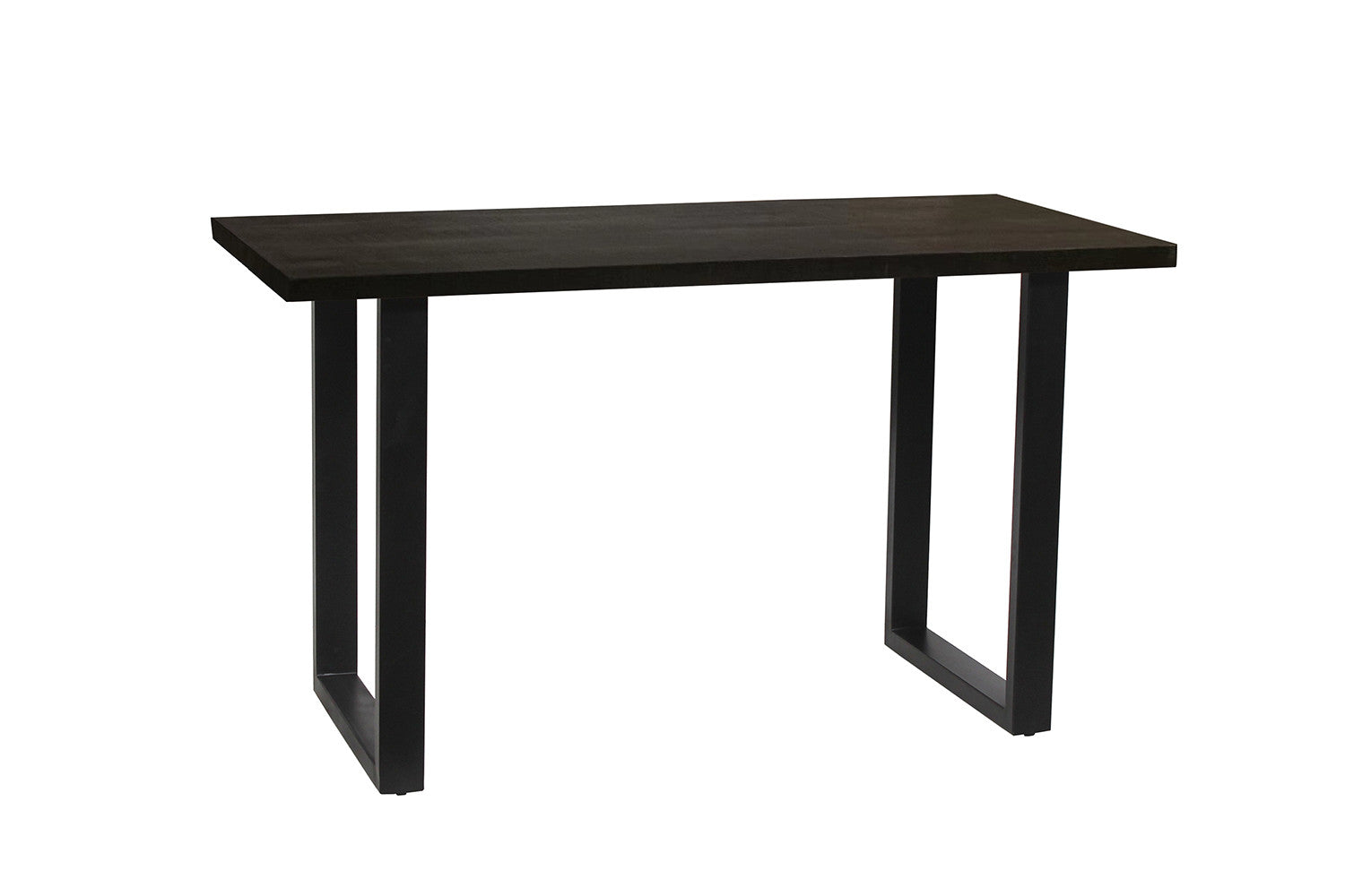 Countertafel vlak 160 cm Mango hout zwart - H 93cm