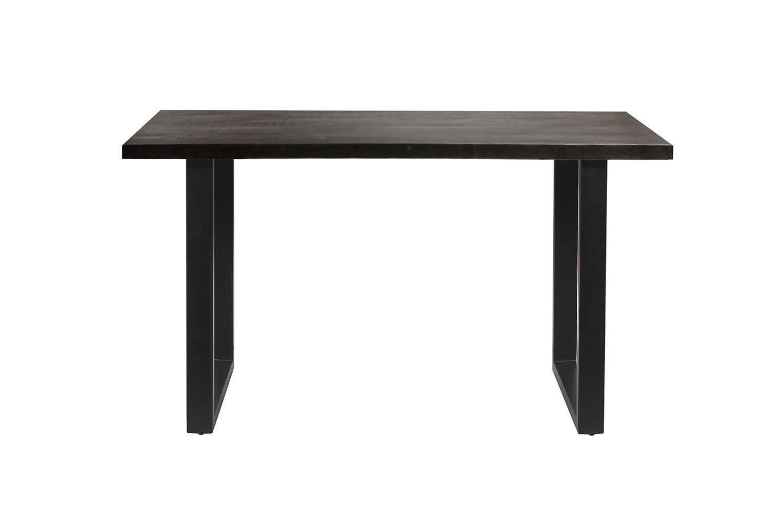 Countertafel vlak 160 cm Mango hout zwart - H 93cm