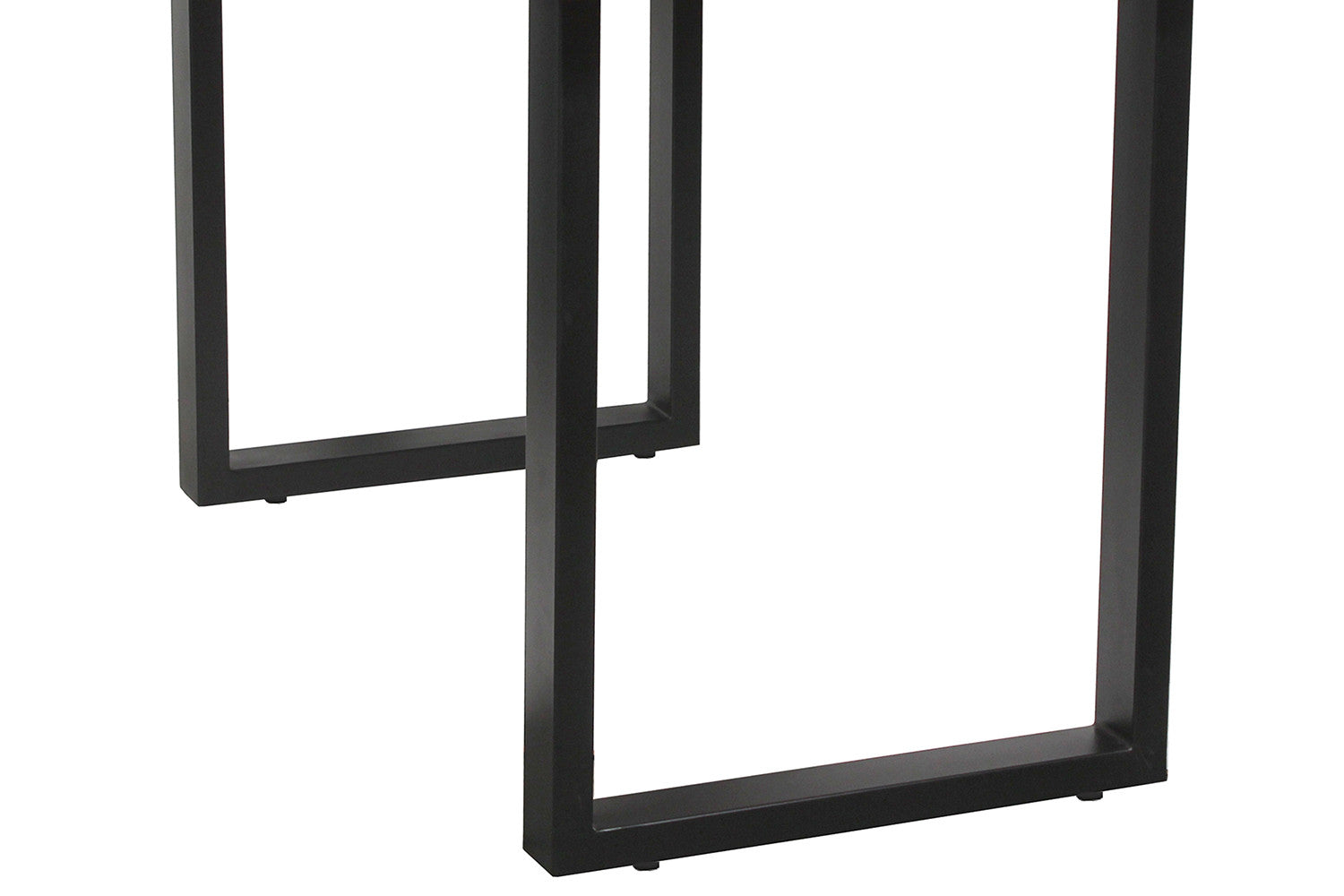 Countertafel vlak 160 cm Mango hout zwart - H 93cm