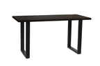 Countertafel vlak 180 cm Mango hout zwart - H 93cm