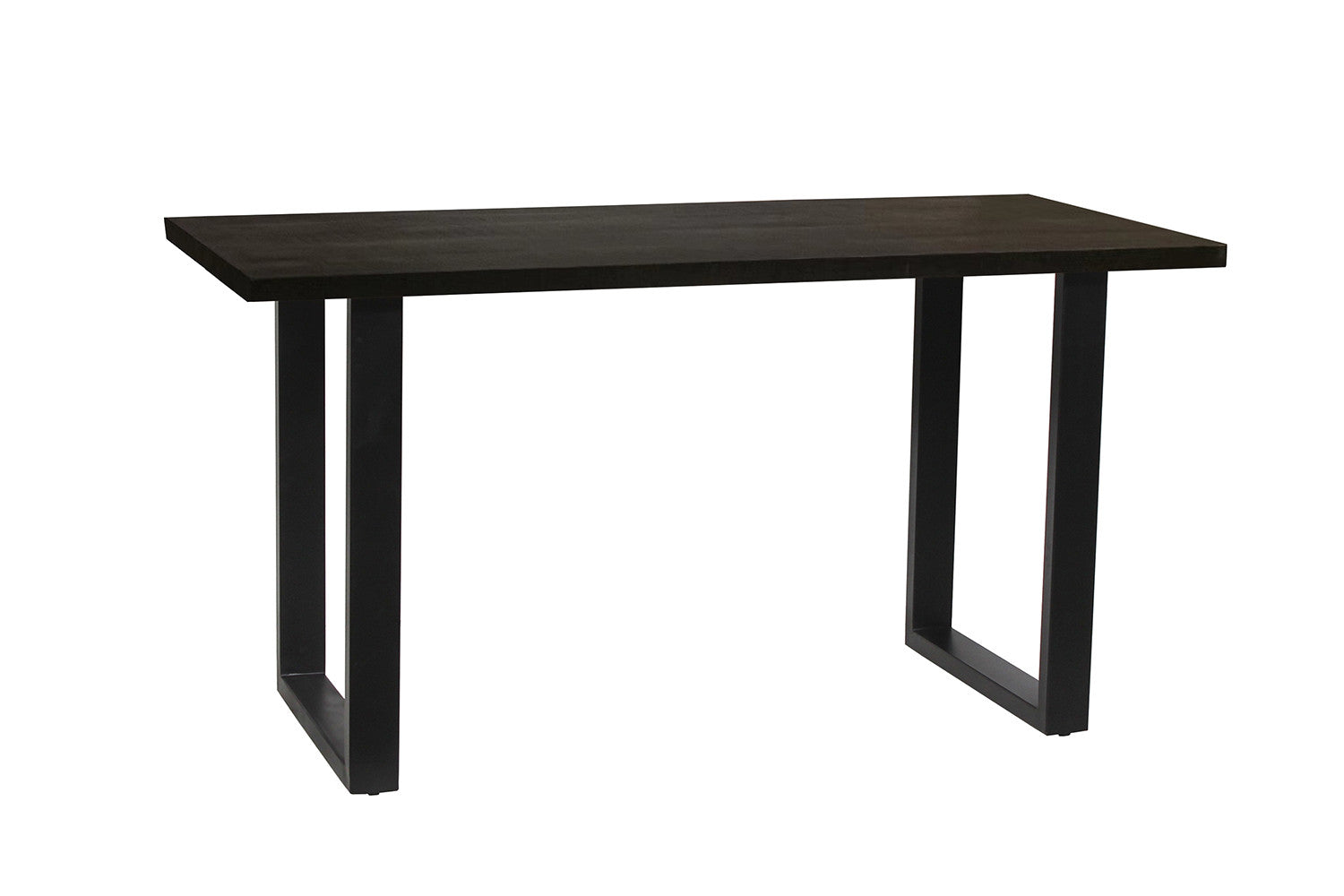 Countertafel vlak 180 cm Mango hout zwart - H 93cm