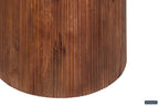 Tafel arc 130 cm Rond Mango hout Lichtbruin