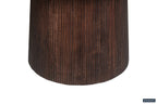 Tafel arc 130 cm Rond Mango hout Donkerbruin