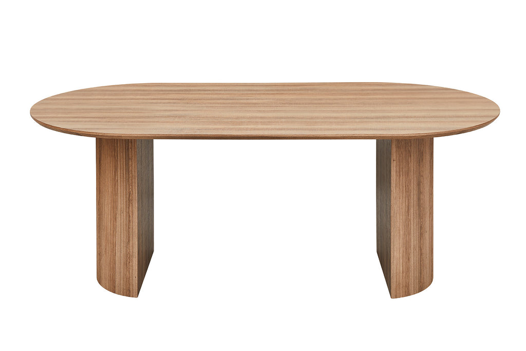 Tafel zent 200 cm Ovaal Decor Oude eik