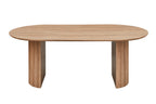 Tafel zent 200 cm Ovaal Decor Oude eik