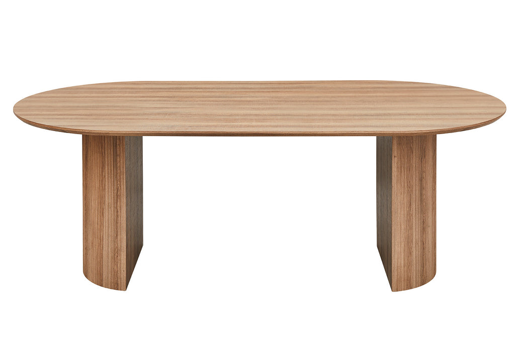 Tafel zent 220 cm Ovaal Decor Oude eik