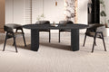 Tafel zent 220 cm Ovaal Decor Donkerbruin