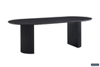 Tafel zent 220 cm Ovaal Decor Donkerbruin
