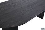 Tafel zent 220 cm Ovaal Decor Donkerbruin