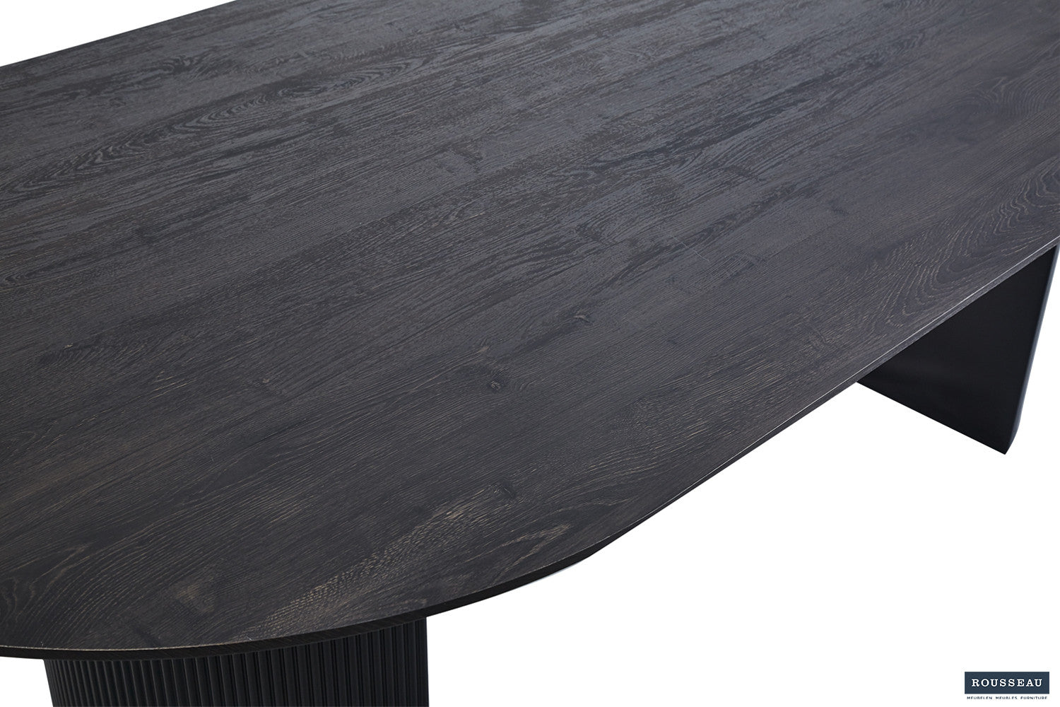 Tafel zent 220 cm Ovaal Decor Donkerbruin