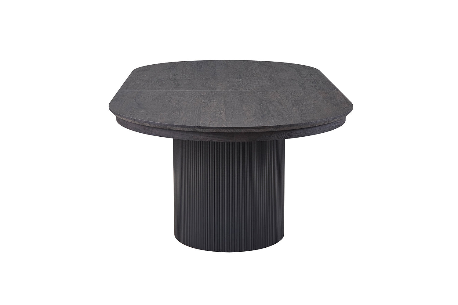 Uitschuifbare tafel kiran 180-220 cm Ovaal Decor Donkerbruin