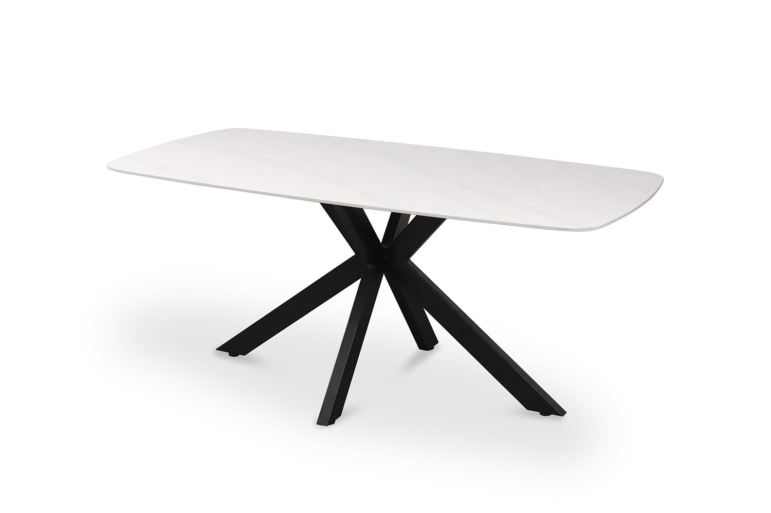 Tafel rinda 180 cm Deens Ovaal Steen Wit