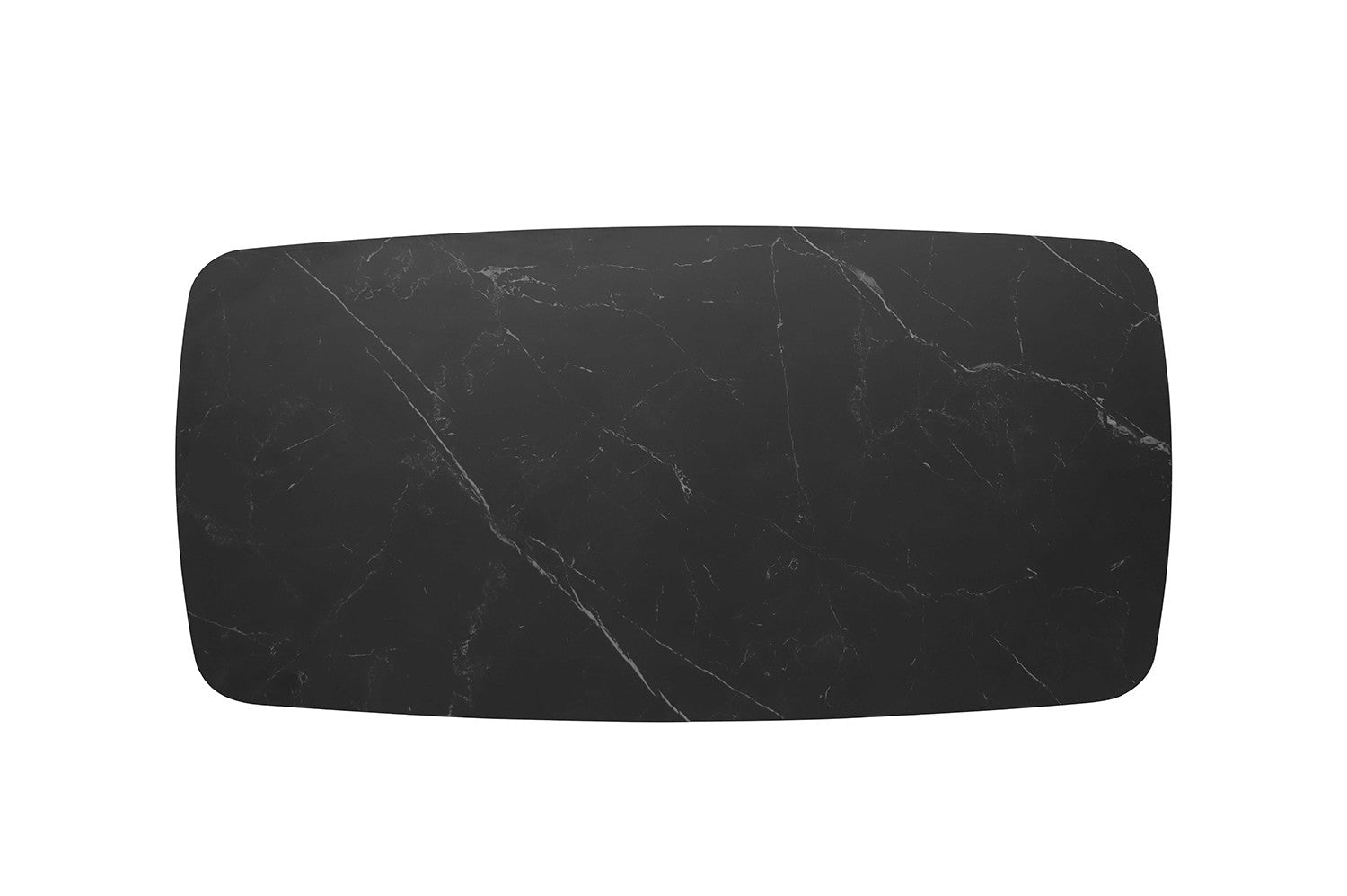 Tafel rinda 180 cm Deens Ovaal Steen Zwart