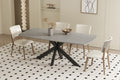 Tafel rinda 180 cm Deens Ovaal Steen Grijs