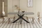 Tafel rinda 180 cm Deens Ovaal Steen Grijs