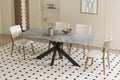 Tafel rinda 180 cm Deens Ovaal Glanzend Steen Italian Grijs