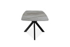 Tafel rinda 180 cm Deens Ovaal Glanzend Steen Italian Grijs