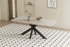 Tafel rinda 180 cm Deens Ovaal Glanzend Steen Shakespear Beige