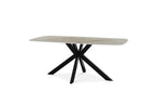 Tafel rinda 180 cm Deens Ovaal Glanzend Steen Shakespear Beige