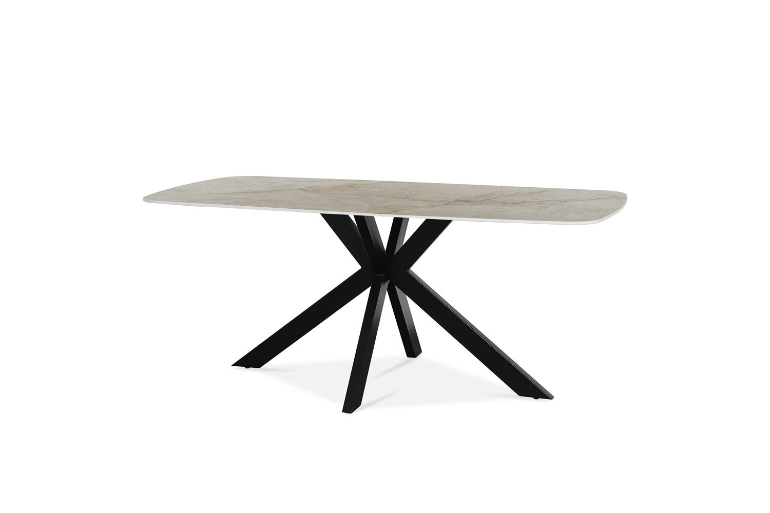 Tafel rinda 180 cm Deens Ovaal Glanzend Steen Shakespear Beige