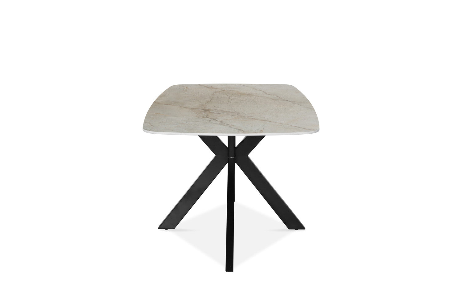 Tafel rinda 180 cm Deens Ovaal Glanzend Steen Shakespear Beige